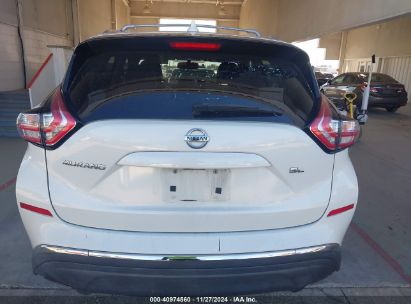 Lot #3034052286 2016 NISSAN MURANO SL