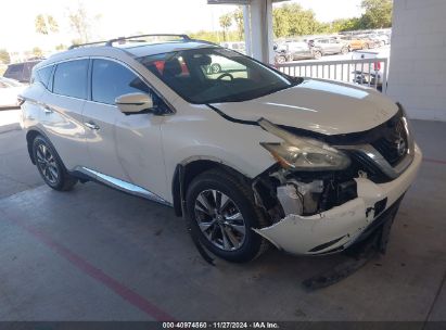 Lot #3034052286 2016 NISSAN MURANO SL