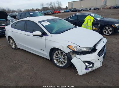 Lot #3045351959 2019 FORD FUSION HYBRID SE