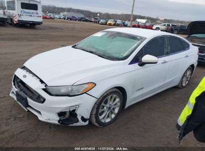 Lot #3045351959 2019 FORD FUSION HYBRID SE