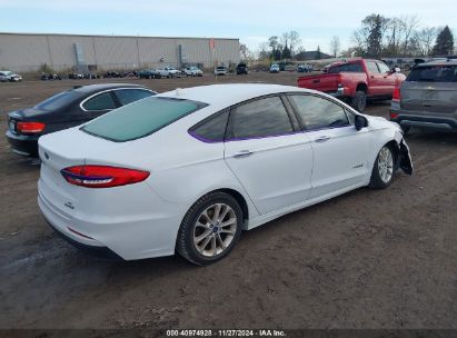 Lot #3045351959 2019 FORD FUSION HYBRID SE