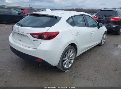 Lot #3042567007 2015 MAZDA MAZDA3 S GRAND TOURING