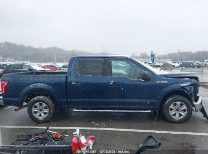 Lot #3032781016 2017 FORD F-150 XLT