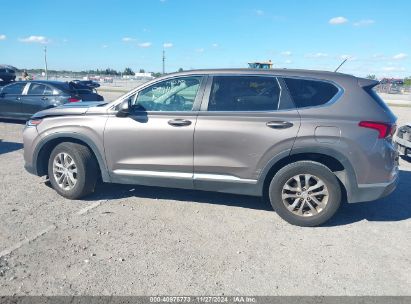 Lot #3034052240 2019 HYUNDAI SANTA FE SE