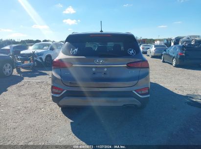 Lot #3034052240 2019 HYUNDAI SANTA FE SE