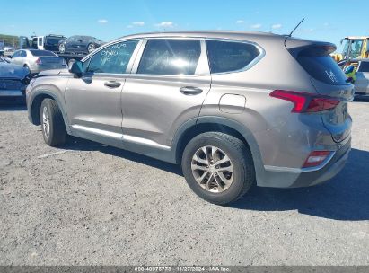 Lot #3034052240 2019 HYUNDAI SANTA FE SE