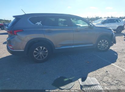 Lot #3034052240 2019 HYUNDAI SANTA FE SE