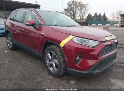 Lot #3056068133 2021 TOYOTA RAV4 HYBRID XLE PREMIUM