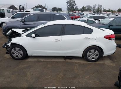 Lot #3035093543 2017 KIA FORTE LX