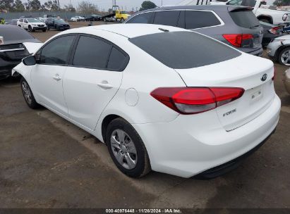 Lot #3035093543 2017 KIA FORTE LX