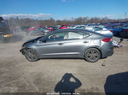 Lot #3034051994 2018 HYUNDAI ELANTRA SEL