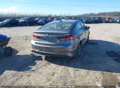 Lot #3034051994 2018 HYUNDAI ELANTRA SEL