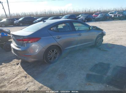 Lot #3034051994 2018 HYUNDAI ELANTRA SEL