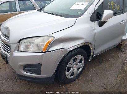 Lot #3046796376 2015 CHEVROLET TRAX 1LS