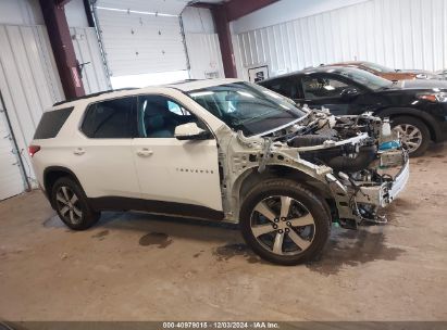 Lot #3037539285 2021 CHEVROLET TRAVERSE AWD LT LEATHER