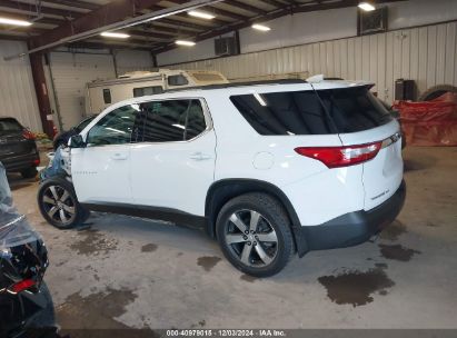 Lot #3037539285 2021 CHEVROLET TRAVERSE AWD LT LEATHER