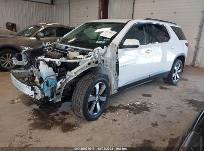 Lot #3037539285 2021 CHEVROLET TRAVERSE AWD LT LEATHER