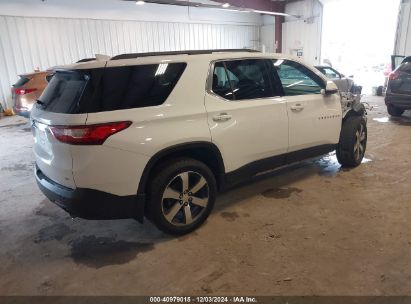 Lot #3037539285 2021 CHEVROLET TRAVERSE AWD LT LEATHER