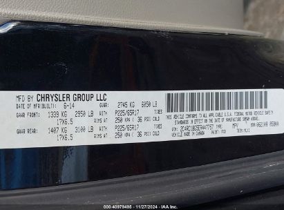 Lot #3050078590 2014 CHRYSLER TOWN & COUNTRY TOURING