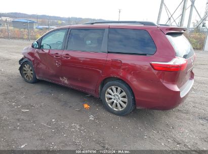 Lot #3052073621 2015 TOYOTA SIENNA LE 7 PASSENGER