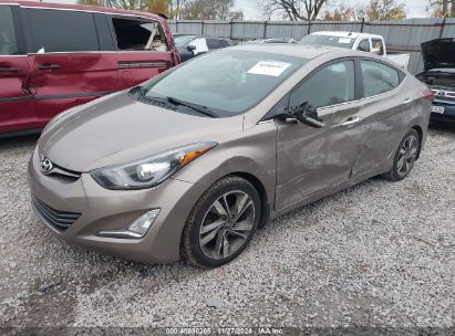 Lot #3034051861 2014 HYUNDAI ELANTRA LIMITED