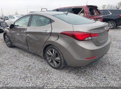 Lot #3034051861 2014 HYUNDAI ELANTRA LIMITED