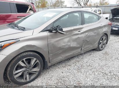 Lot #3034051861 2014 HYUNDAI ELANTRA LIMITED