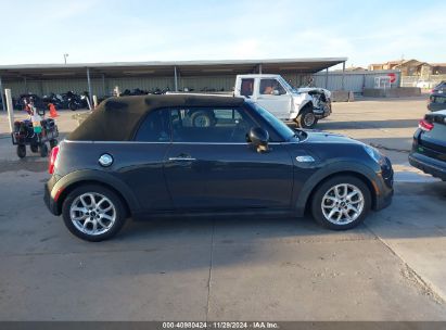 Lot #3056471015 2018 MINI CONVERTIBLE COOPER S