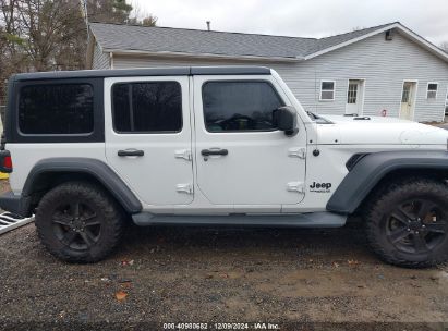 Lot #3051082334 2020 JEEP WRANGLER UNLIMITED SPORT ALTITUDE 4X4