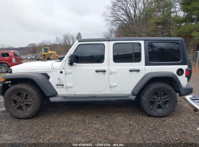 Lot #3051082334 2020 JEEP WRANGLER UNLIMITED SPORT ALTITUDE 4X4