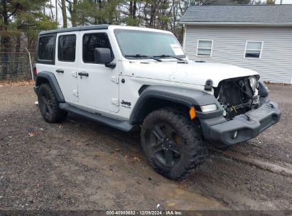 Lot #3051082334 2020 JEEP WRANGLER UNLIMITED SPORT ALTITUDE 4X4