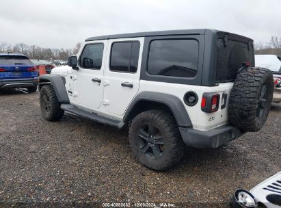 Lot #3051082334 2020 JEEP WRANGLER UNLIMITED SPORT ALTITUDE 4X4