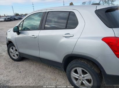 Lot #3037539205 2020 CHEVROLET TRAX AWD LS