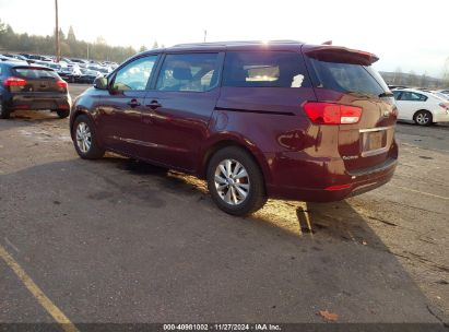 Lot #3051073399 2016 KIA SEDONA LX