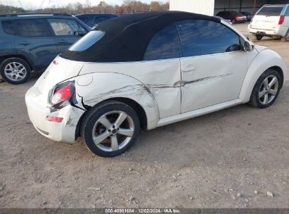 Lot #3034051891 2007 VOLKSWAGEN NEW BEETLE TRIPLE WHITE