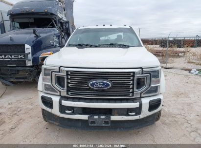 Lot #3050082714 2022 FORD F-450 PLATINUM