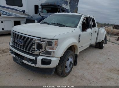 Lot #3050082714 2022 FORD F-450 PLATINUM