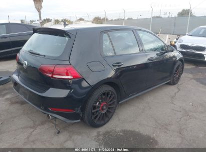 Lot #3056478071 2019 VOLKSWAGEN GOLF GTI 2.0T AUTOBAHN/2.0T RABBIT EDITION/2.0T S/2.0T SE