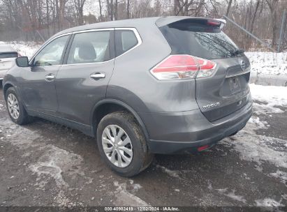 Lot #3052073577 2015 NISSAN ROGUE S