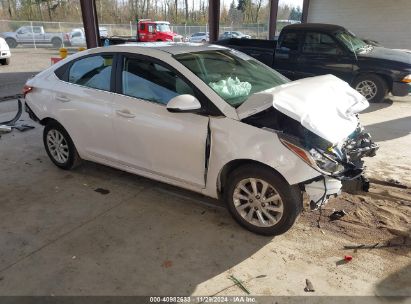 Lot #3035093412 2022 HYUNDAI ACCENT SEL