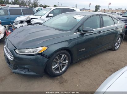 Lot #3050073925 2015 FORD FUSION HYBRID SE