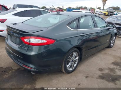 Lot #3050073925 2015 FORD FUSION HYBRID SE