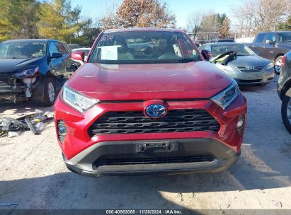 Lot #3035081407 2021 TOYOTA RAV4 HYBRID XLE