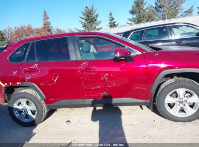 Lot #3035081407 2021 TOYOTA RAV4 HYBRID XLE