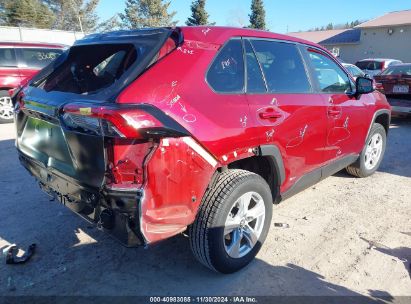 Lot #3035081407 2021 TOYOTA RAV4 HYBRID XLE