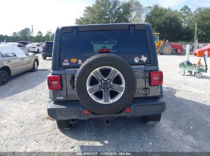 Lot #3050082698 2021 JEEP WRANGLER UNLIMITED SAHARA 4X4