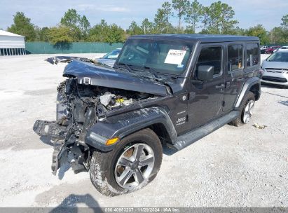 Lot #3050082698 2021 JEEP WRANGLER UNLIMITED SAHARA 4X4