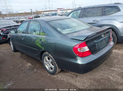 Lot #3034051831 2002 TOYOTA CAMRY SE