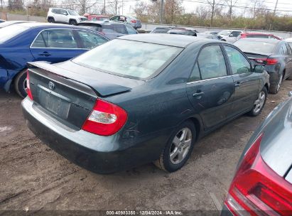 Lot #3034051831 2002 TOYOTA CAMRY SE