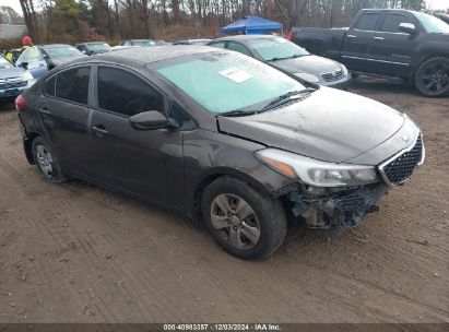 Lot #3045352262 2017 KIA FORTE LX